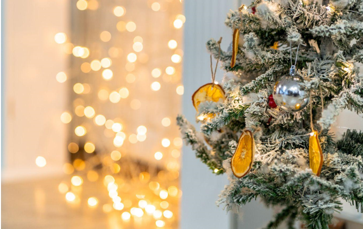 How to Add Some Romance to Your Holiday Décor with Flocked Christmas Trees